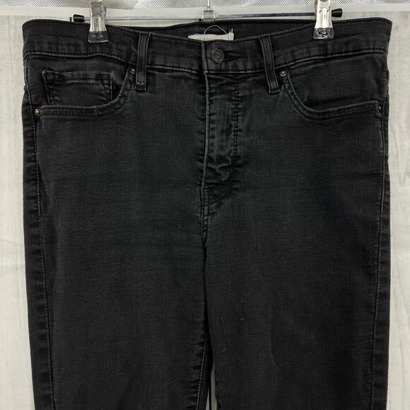 Levi's 31x30 Black 311 Shaping Skinny Jeans Stonewash High Rise - Picture 3 of 13